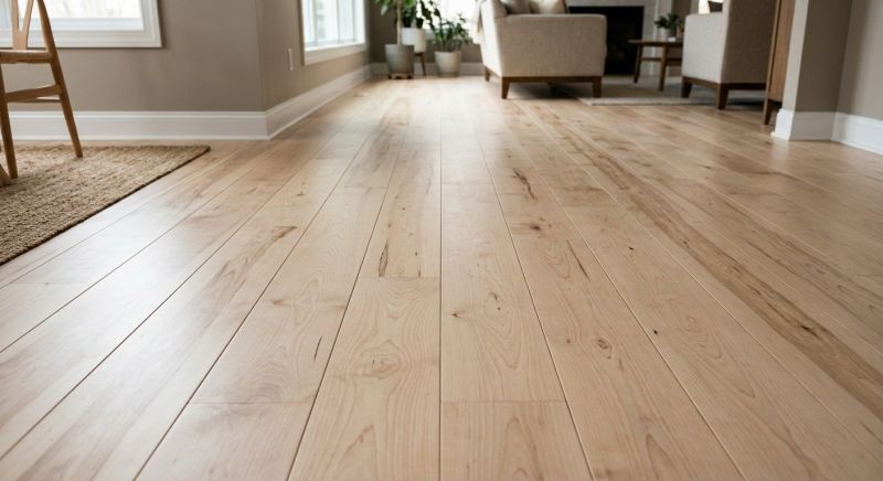 Birch Floor Installation in Fredericksburg, VA