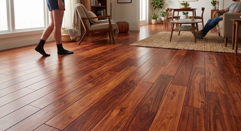 Cherry Floor Installation in Fredericksburg, VA