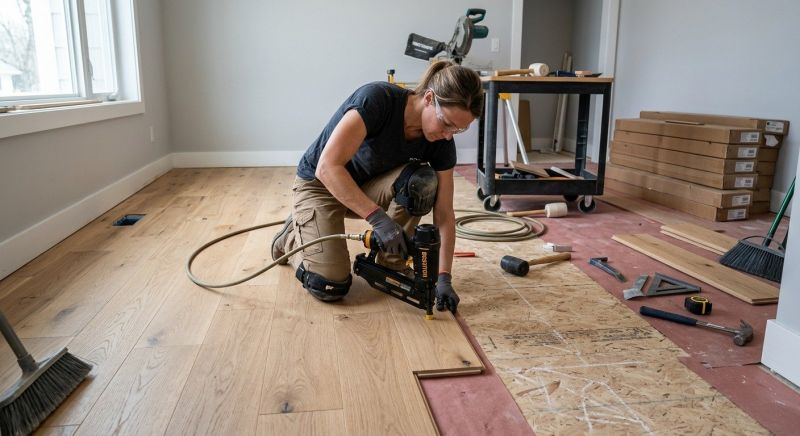 Hardwood Floor Installation in Remington, VA