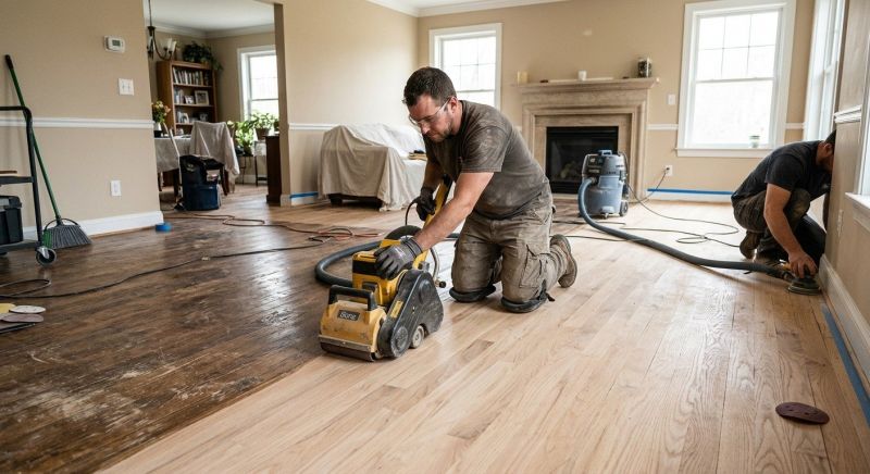 Hardwood Floor Renovation in Fredericksburg, VA