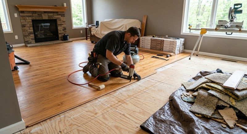 Hardwood Replacement in Bowling Green, VA