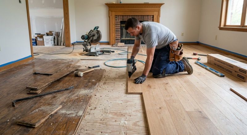 Hardwood Replacement in Fredericksburg, VA
