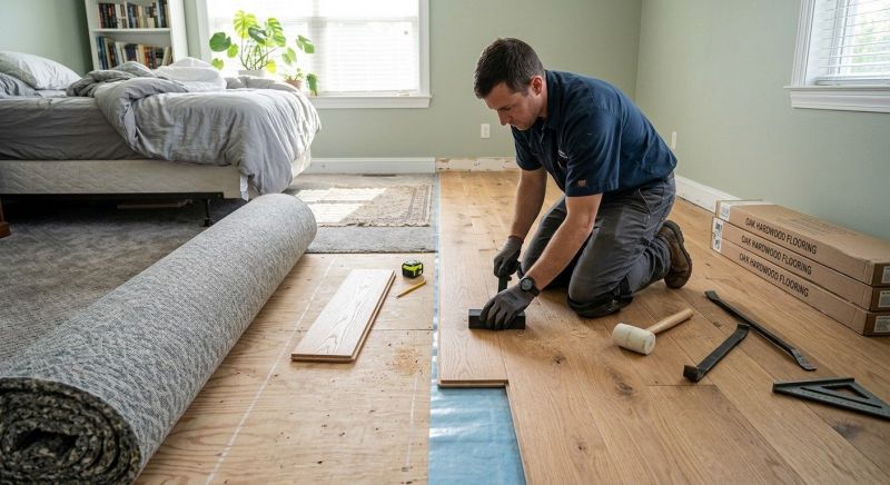 Hardwood Replacement in Triangle, VA