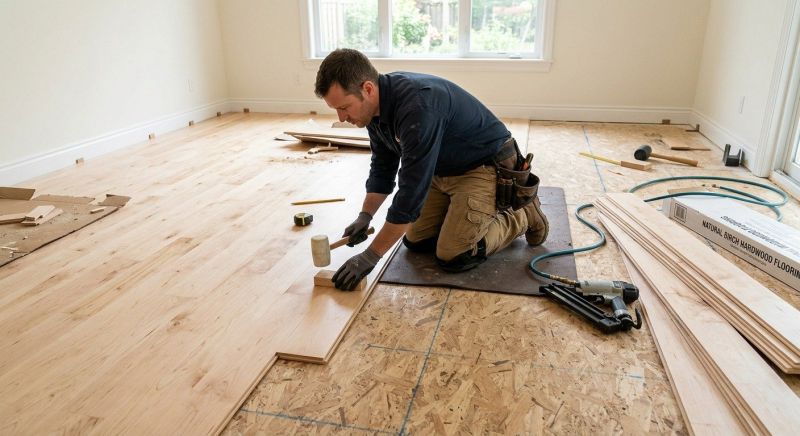 Maple Flooring Installation in Bumpass, VA