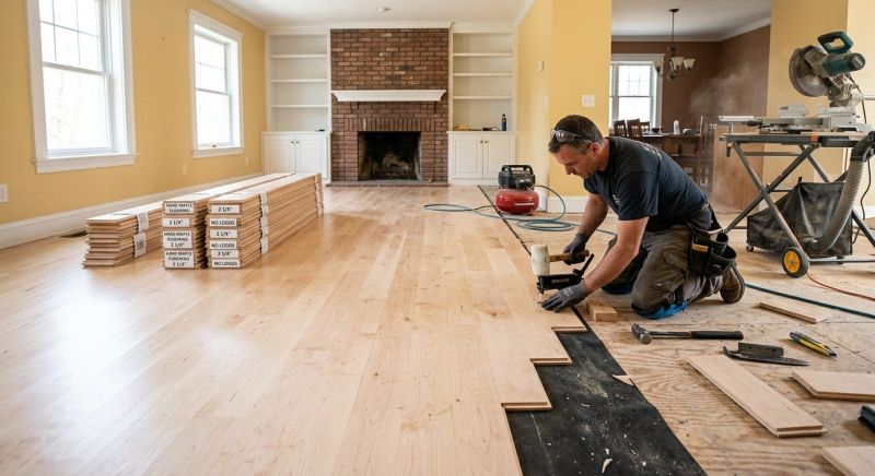 Maple Flooring Installation in Stafford County, VA