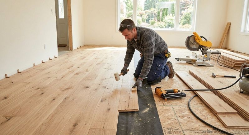 Oak Floor Installation in Brandy Station, VA