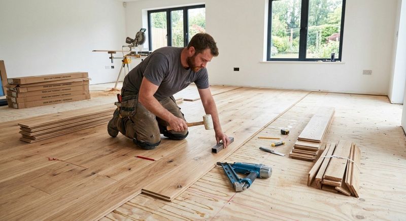 Oak Floor Installation in King George, VA