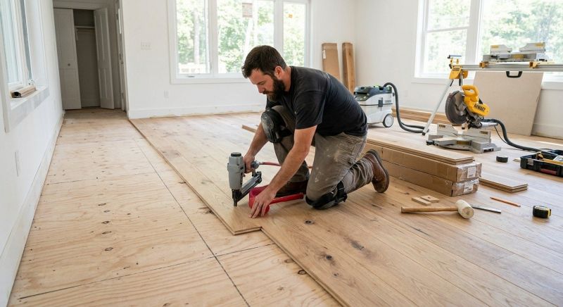 Oak Floor Installation in Port Royal, VA