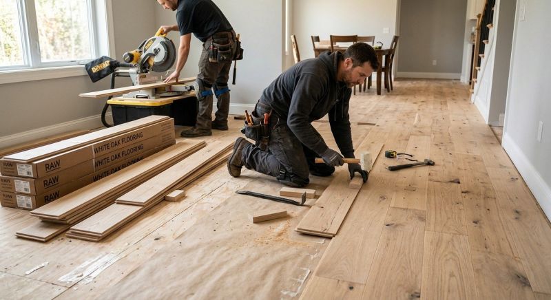 Oak Floor Installation in Spotsylvania County, VA