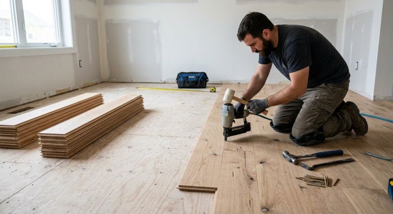 Oak Floor Installation in Stafford County, VA