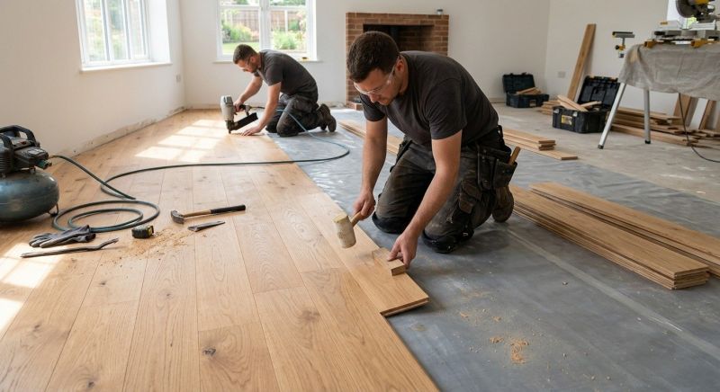 Oak Floor Installation in Stafford, VA