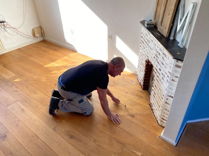 Pine Floor Installation in Fredericksburg, VA