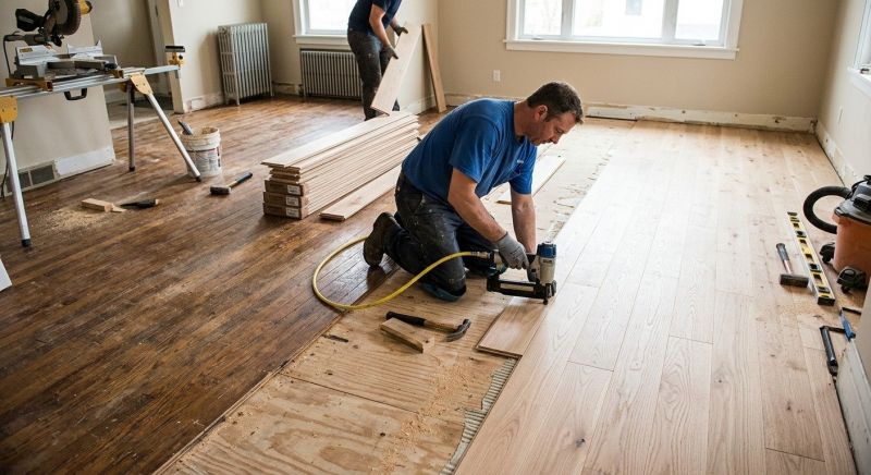 Wood Floor Replacement in Brandy Station, VA