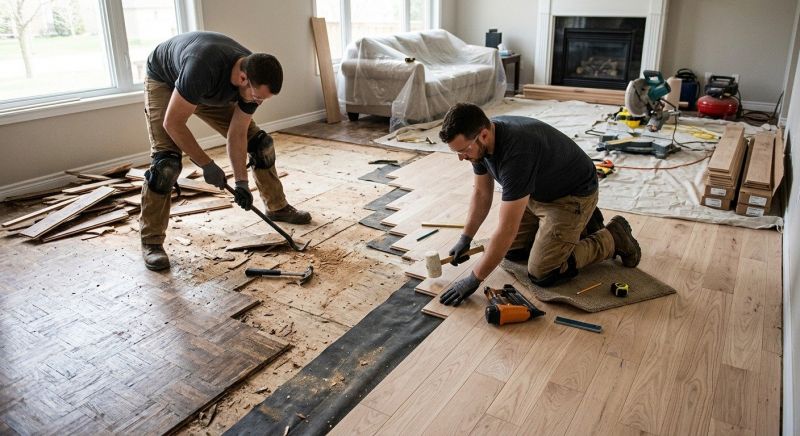 Wood Floor Replacement in Bumpass, VA