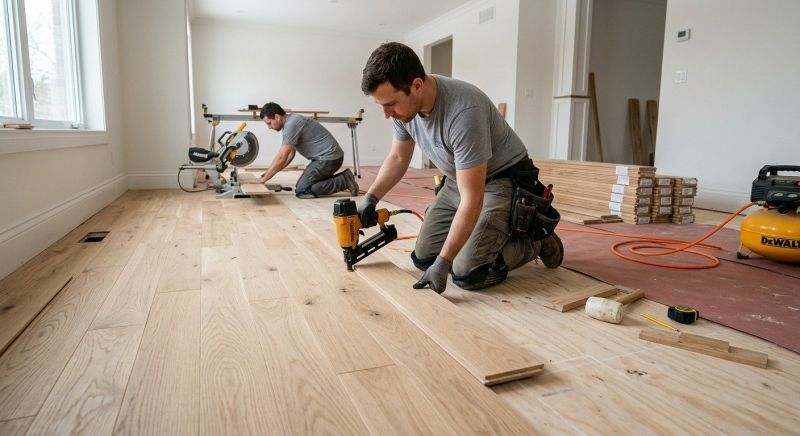 Wood Floor Replacement in Woodford, VA